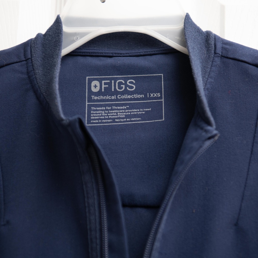FIGS Jacket and Jogger Pants Technical Collection Scrubs Navy Blue Healthcare - Picture 5 of 11